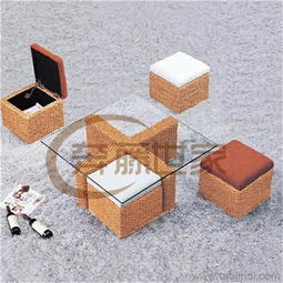 休閑藤餐桌椅茶幾 藤餐桌椅定做價格 廠家 圖片