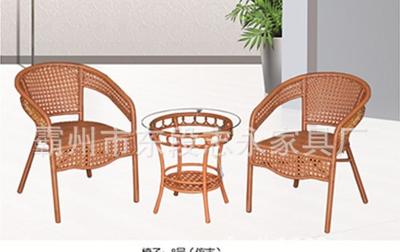 【藤椅廠家 批發(fā)酒店家具 廠家批發(fā)藤椅三件套 休閑戶外家具】價(jià)格_廠家_圖片 -