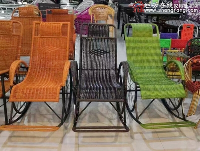 勝芳批發藤制搖椅 休閑生活新體驗
